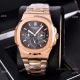 Knockoff Patek Philippe Nautilus Moon Phase Watches 40mm Rose Gold (5)_th.jpg